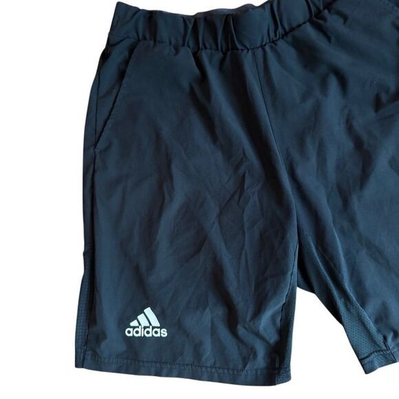 adidas Juniors AeroReady Black Running Shorts Size Medium - Picture 3 of 7